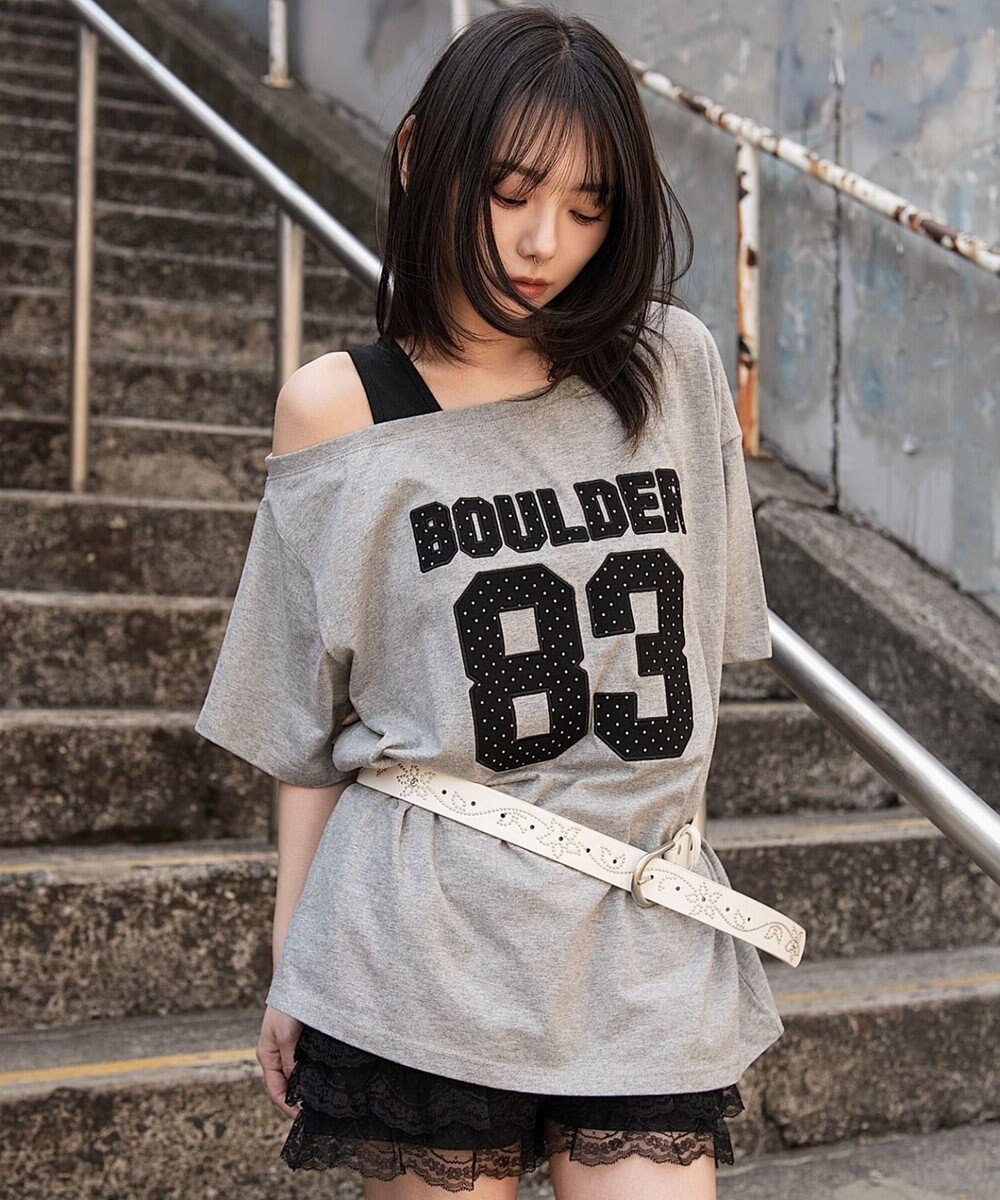 WEGO タンクレイヤードワンショルビッグT 