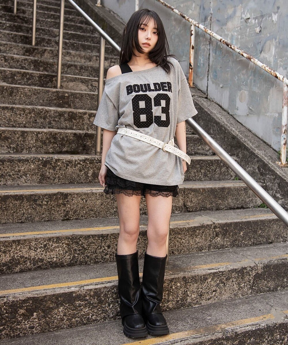 WEGO タンクレイヤードワンショルビッグT 