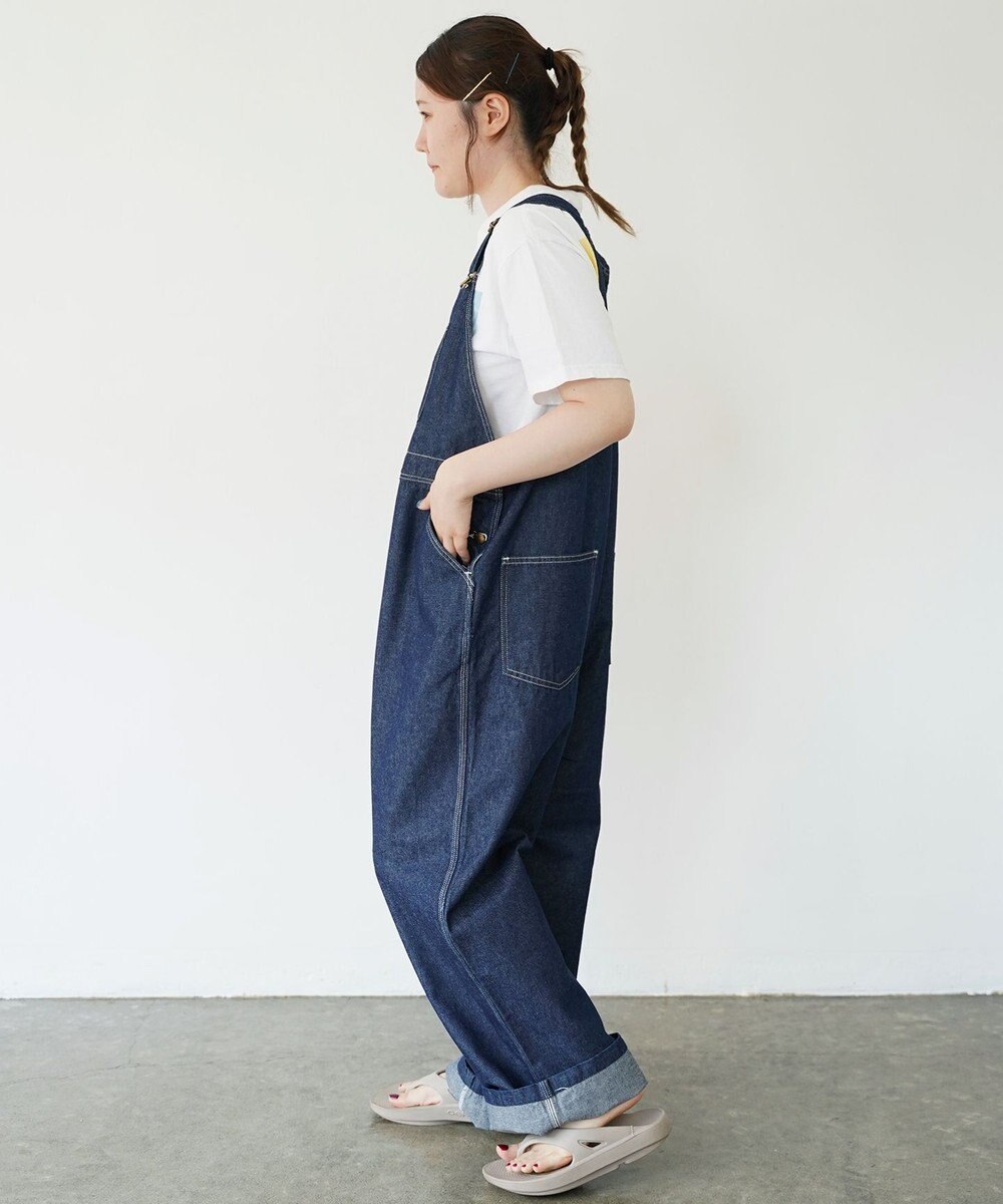 caqu デニムオーバーオール 