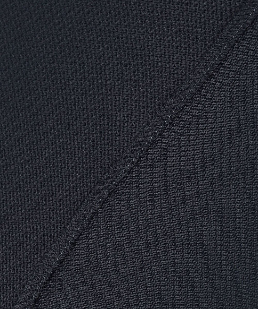 ICB 【新色追加・接触冷感・UVケア・速乾・洗える】BackSatinAmunzen  5分袖 キーネックブラウス 