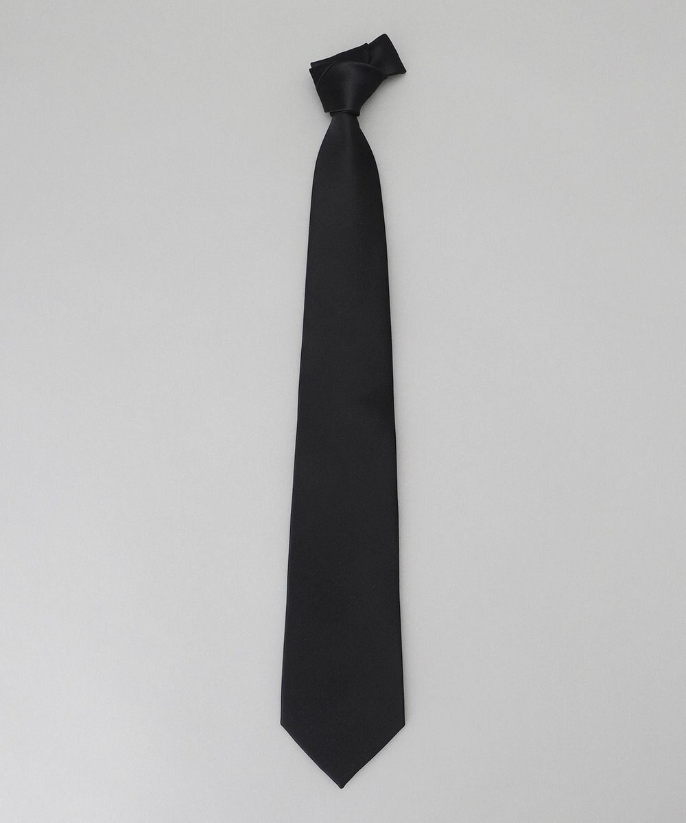 GOTAIRIKU 【WEAR BLACK】フォーマル用_サテン無地 ネクタイ 