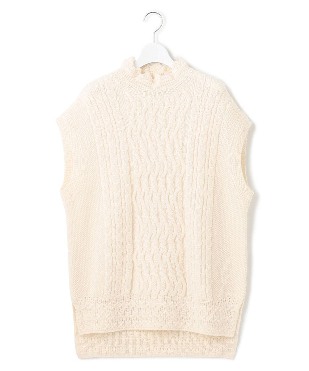 23区 【23区 lab.】アランパターン  ニットベスト 