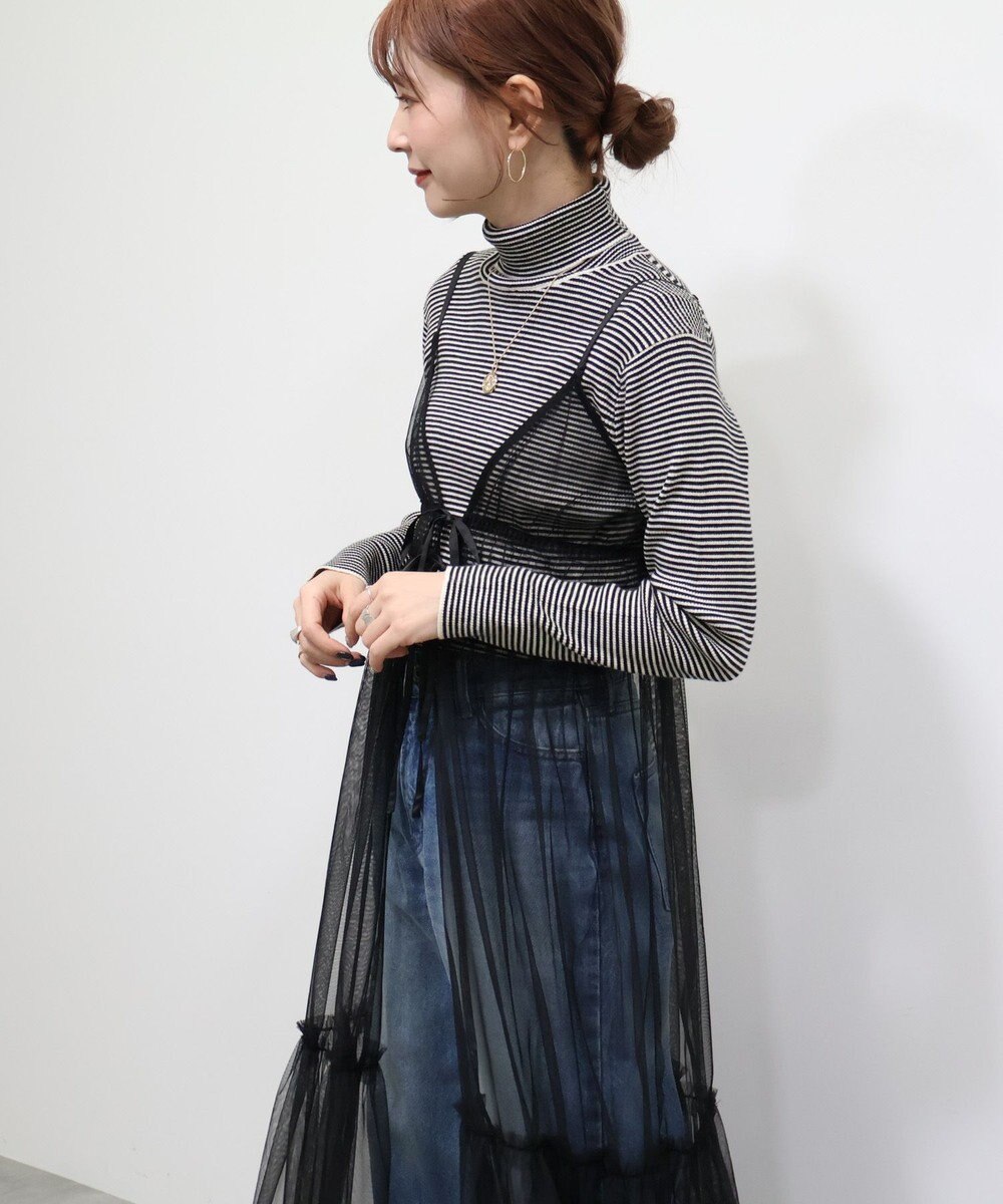 AMERICAN HOLIC ティアードチュールワンピース 