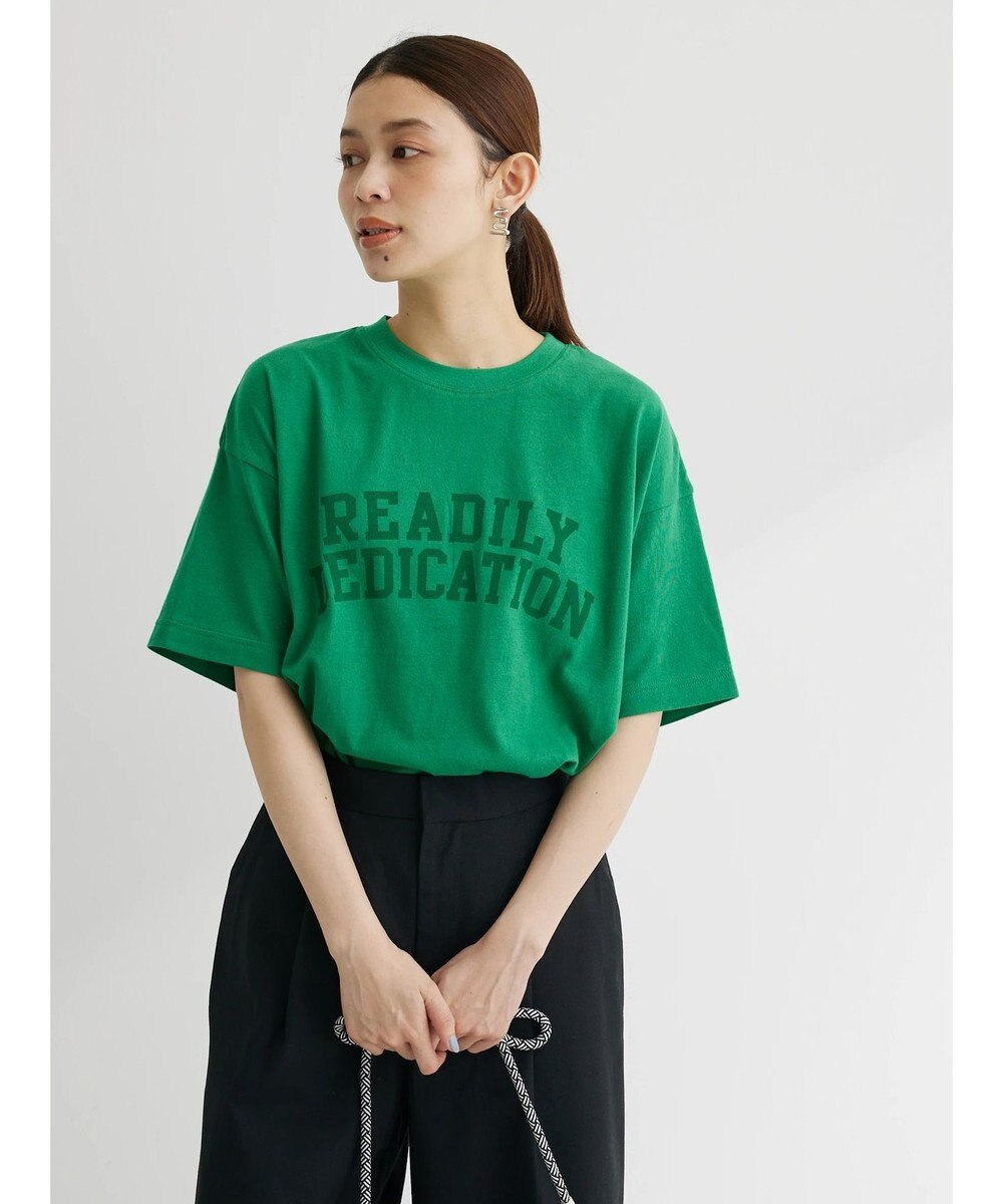 Green Parks ２段カレッジロゴボックスＴシャツ 