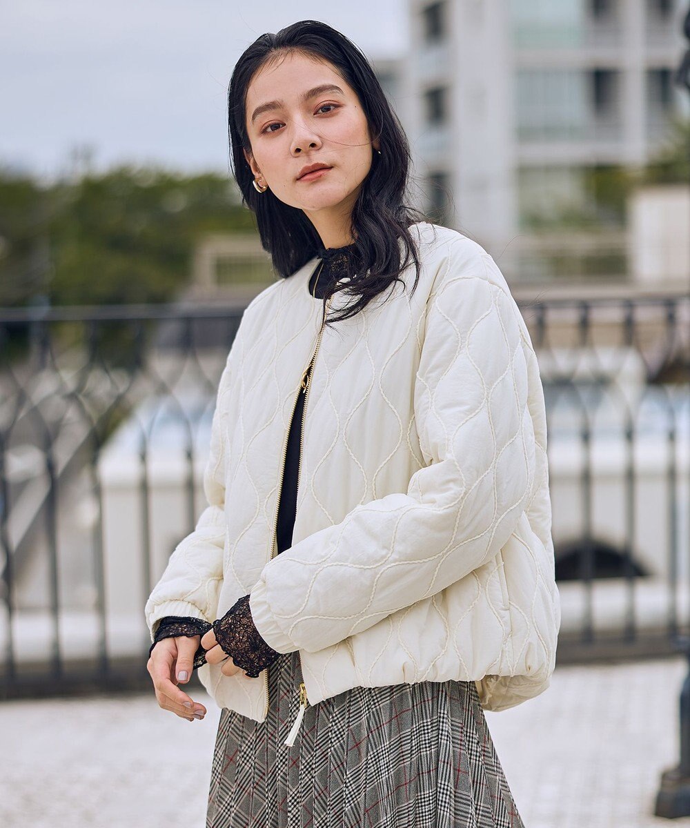 ANY L モールキルトブルゾン 