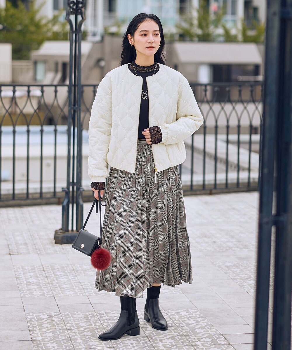 ANY L モールキルトブルゾン 