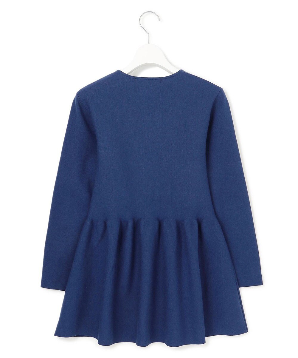 23区 S 【Sサイズ限定】ヴィスコースストレッチ ペプラムデザイン ニット 