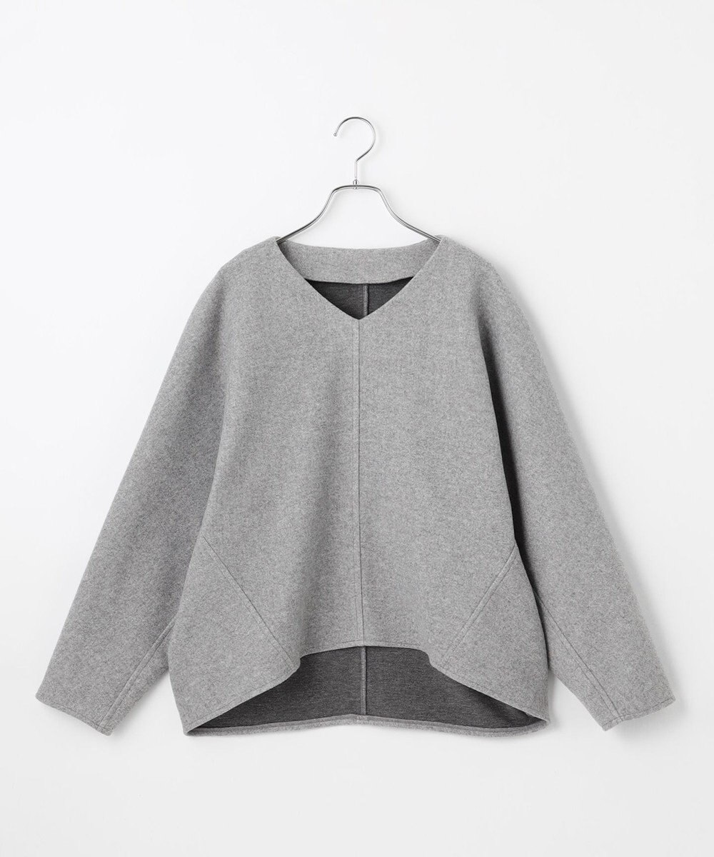 #Newans 【洗濯機可能/セットアップ】コクーンシルエットエアリープルオーバー 