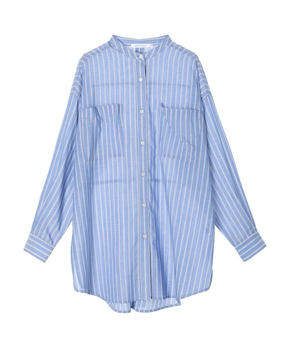 AMERICAN HOLIC イージーケア＋接触冷感　Ｗポケットシャツチュニック 