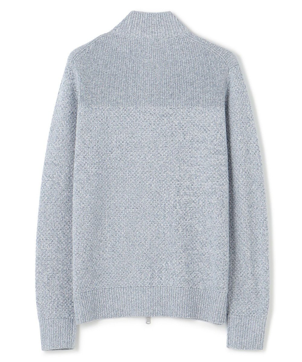 JOSEPH HOMME シルクバルキーハニカム　ジップアップニット 
