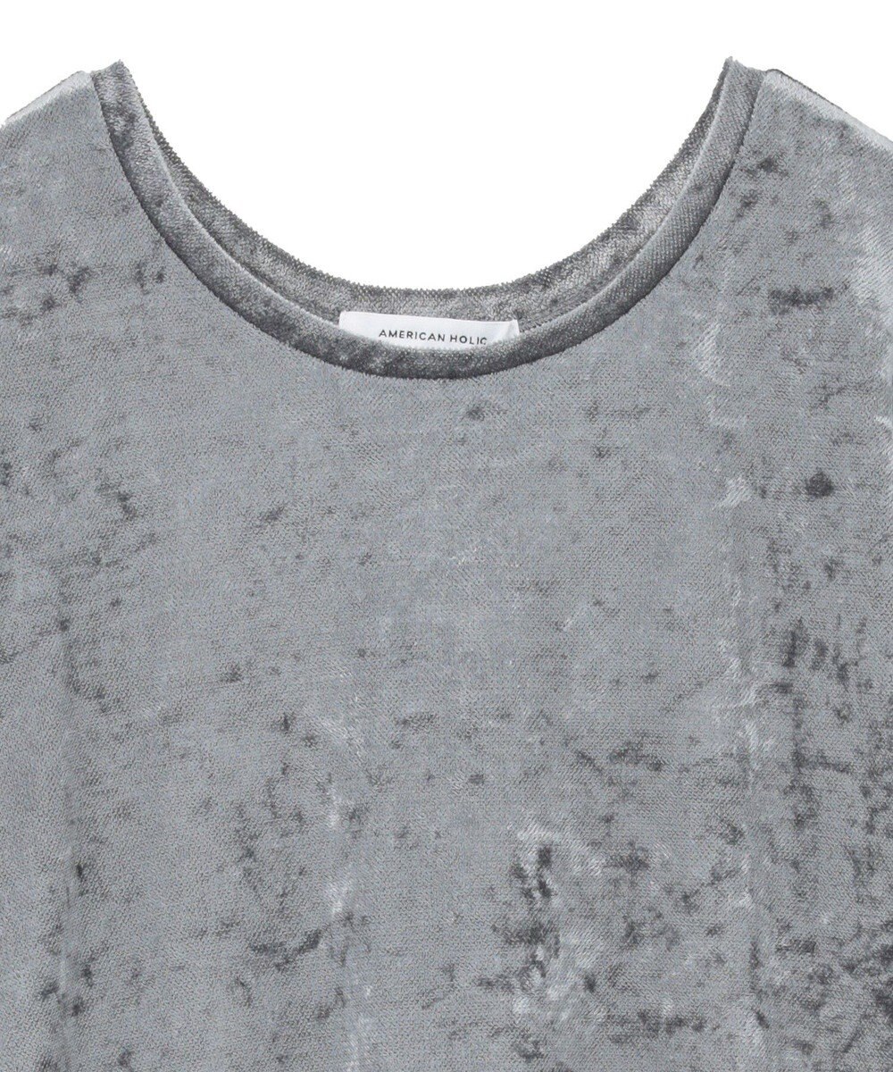 AMERICAN HOLIC シアーベロアプルオーバー 