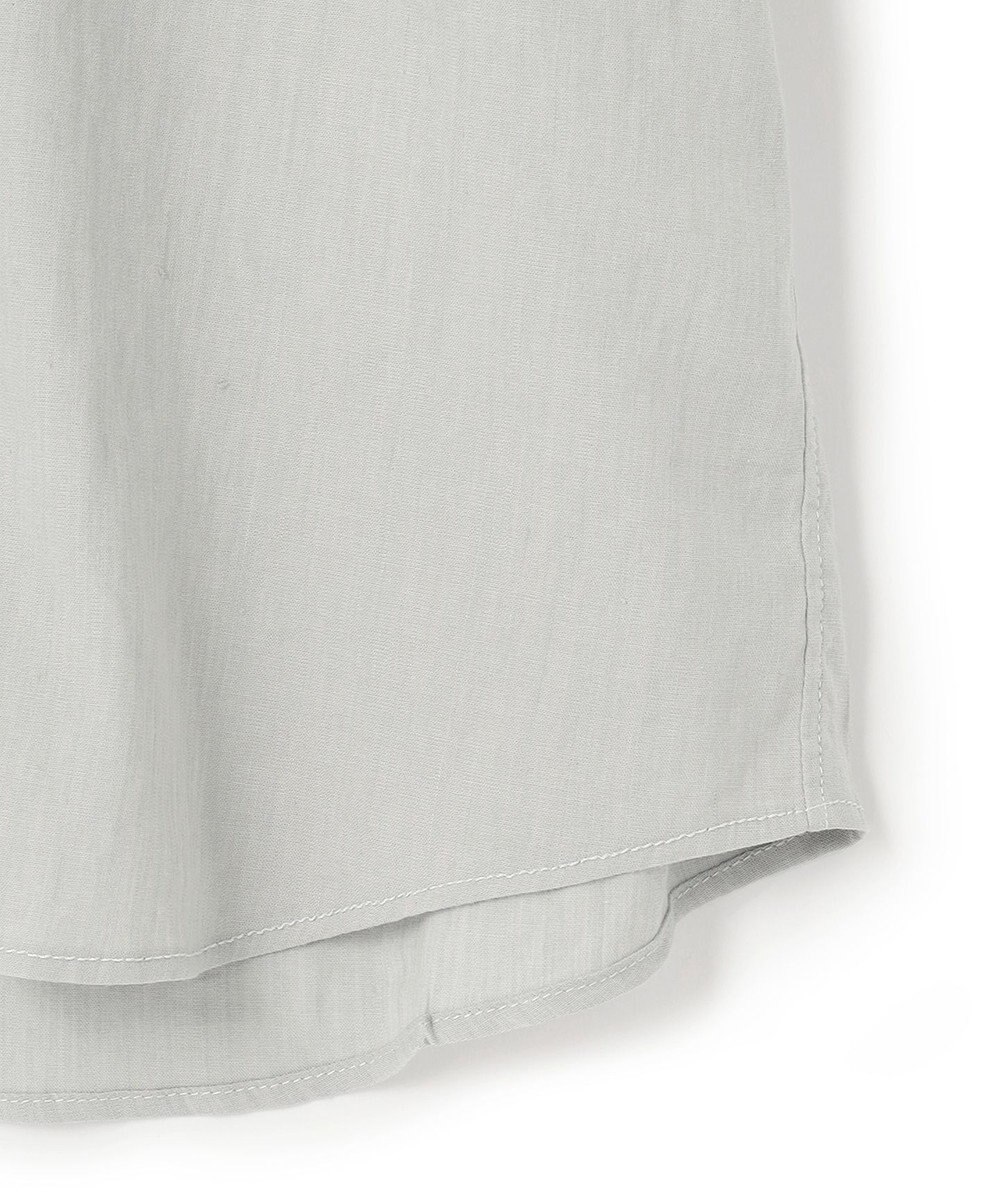 JOSEPH HOMME リネンストレッチブロード ウィングカラー半袖シャツ 