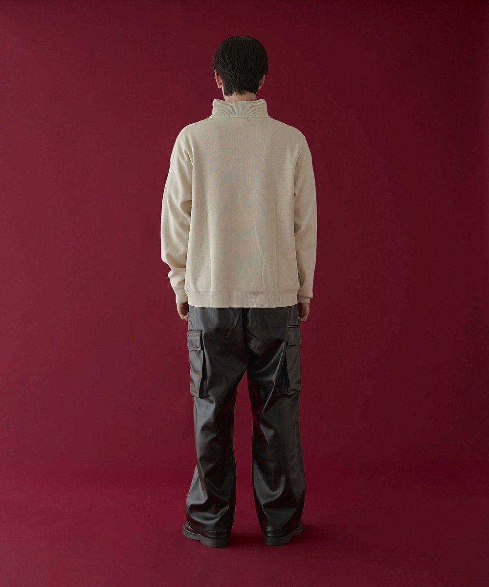 WEGO 【ユニセックス着用ITEM】エコレザーカーゴスラックス 