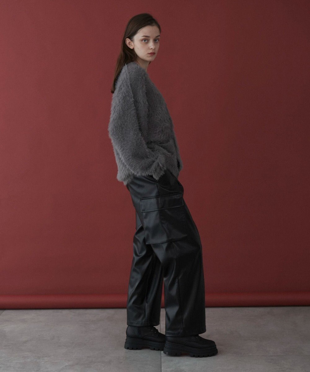 WEGO 【ユニセックス着用ITEM】エコレザーカーゴスラックス 