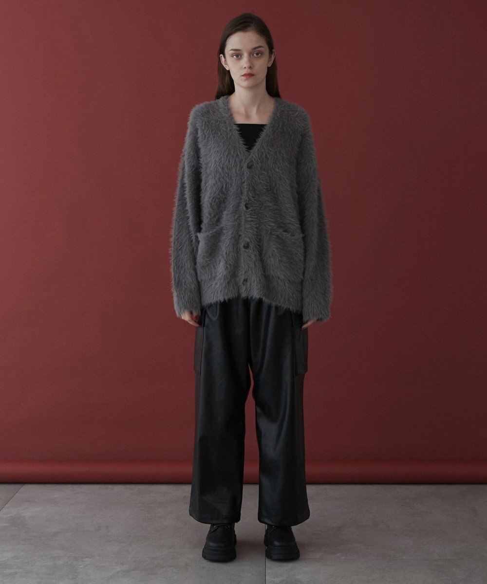 WEGO 【ユニセックス着用ITEM】エコレザーカーゴスラックス 