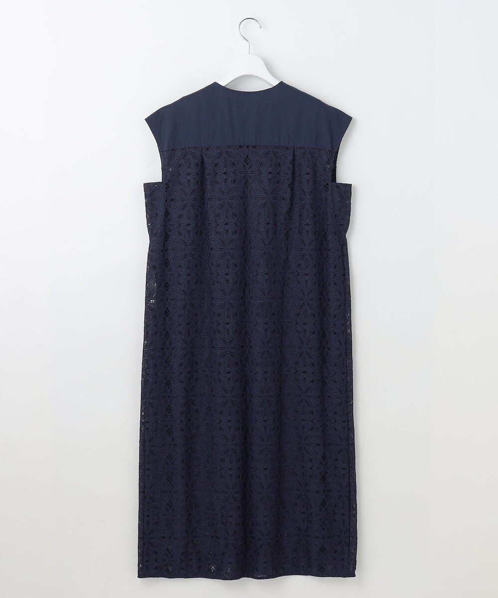 自由区 S 【洗える】フラワータイルレース ワンピース 