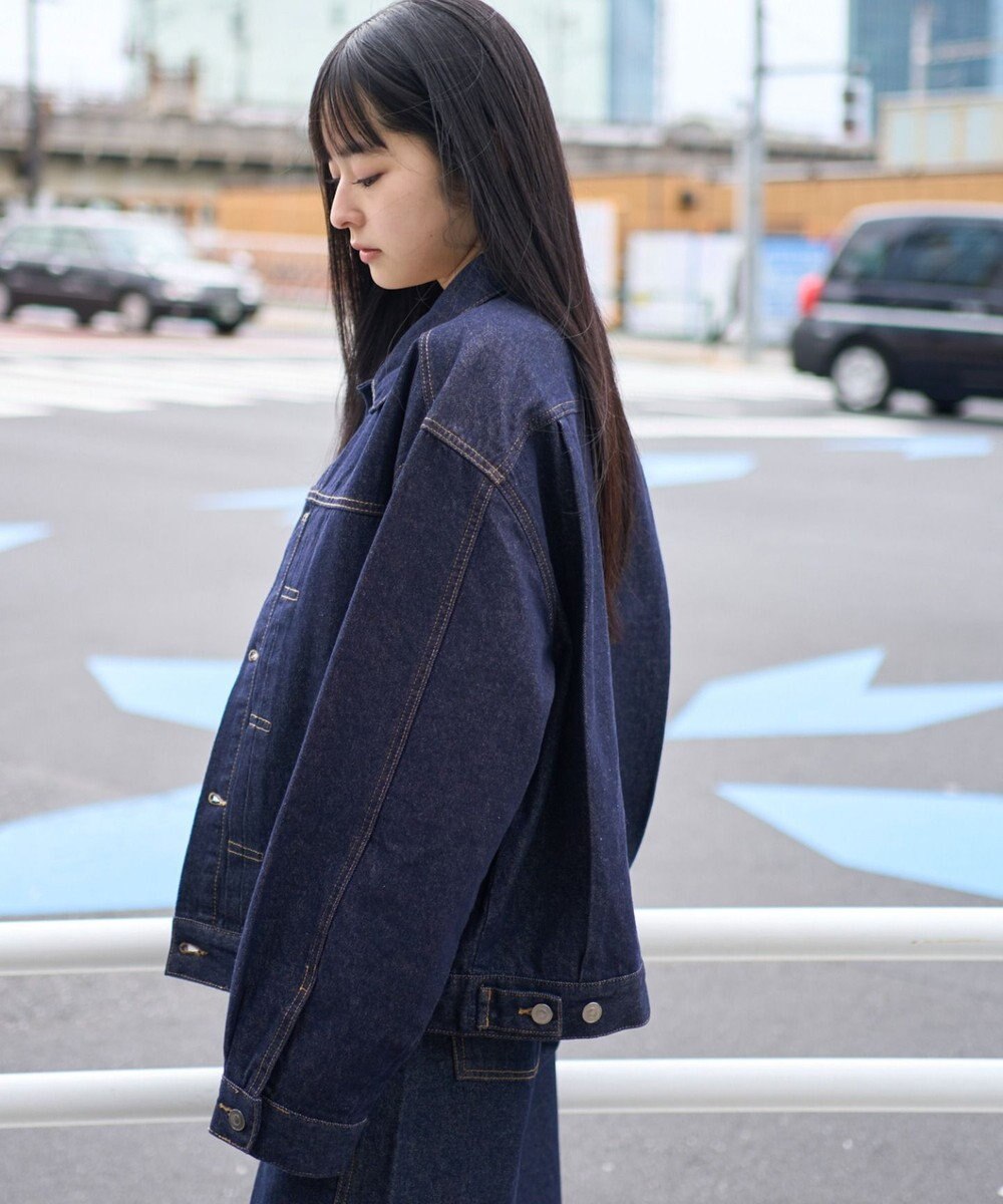 WEGO 【ユニセックス着用ITEM】リジットデニムジャケット 