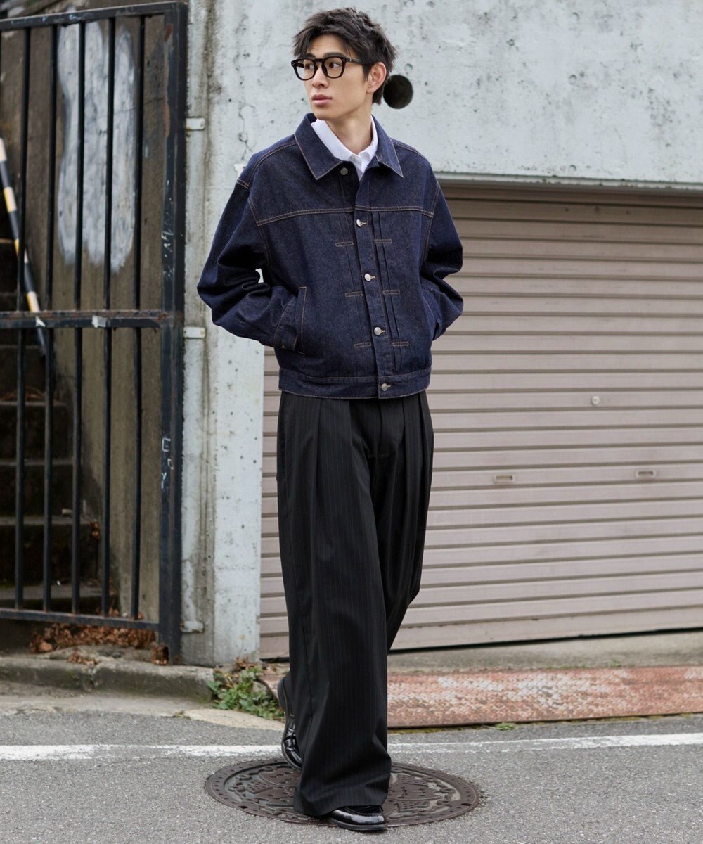 WEGO 【ユニセックス着用ITEM】リジットデニムジャケット 