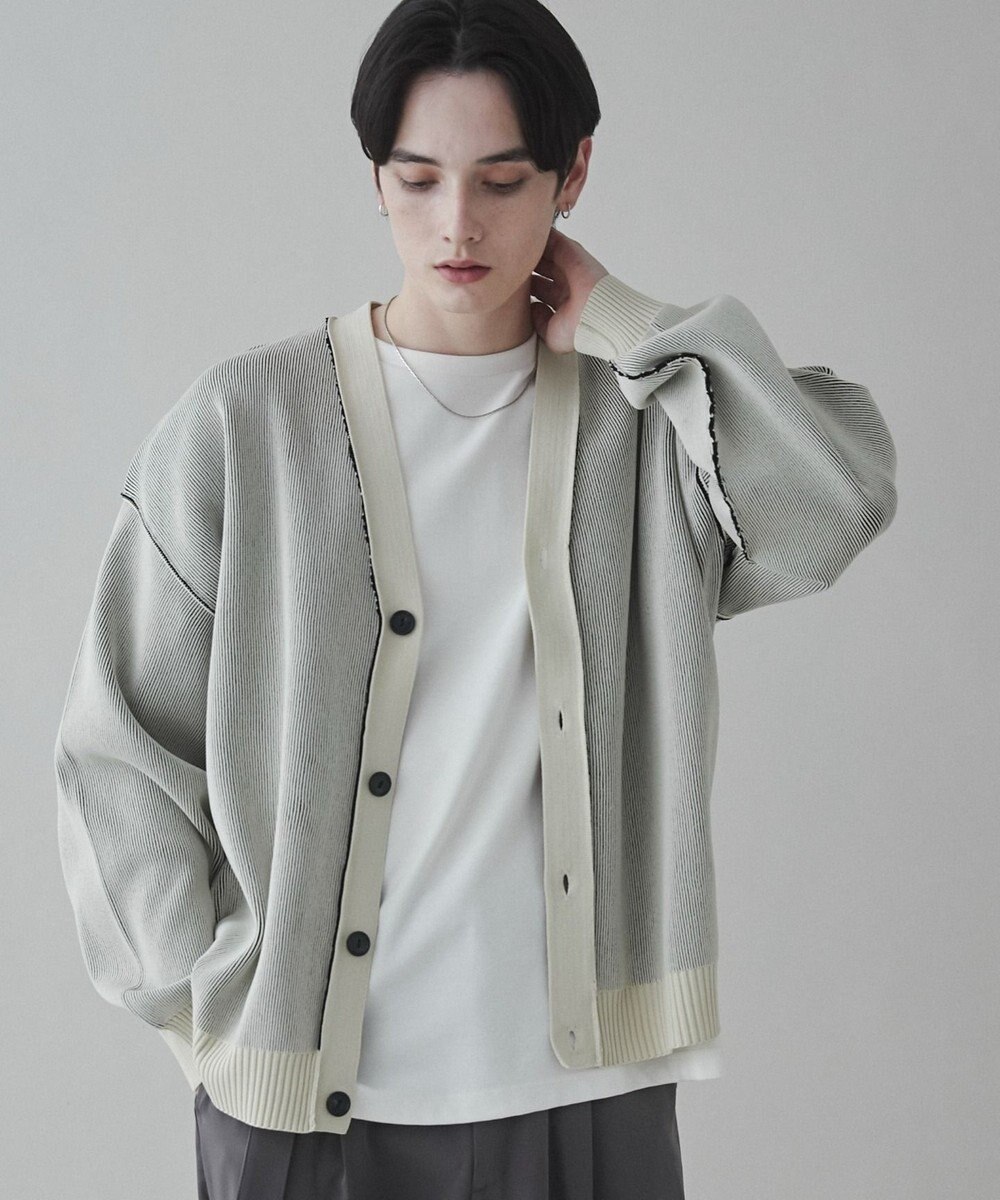 WEGO クリアライトリバーシブルカーディガン 