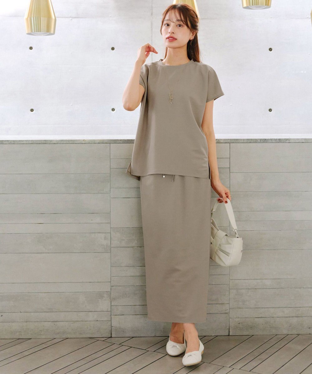 Tiaclasse 【洗える】フレンチスリーブカノコトップス 