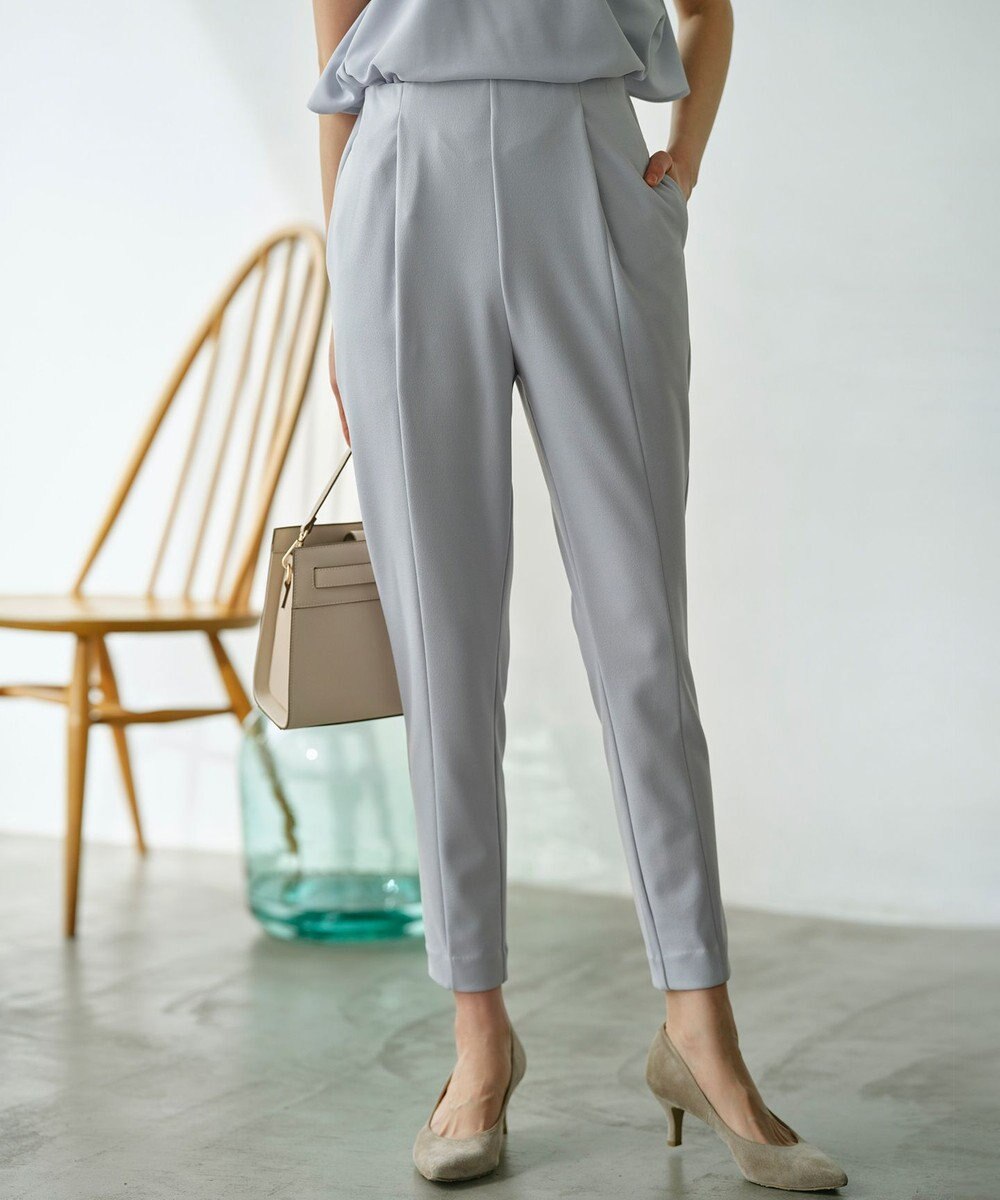 組曲 【接触冷感・吸湿冷感・UVカット】スタイルアップジャージー パンツ 