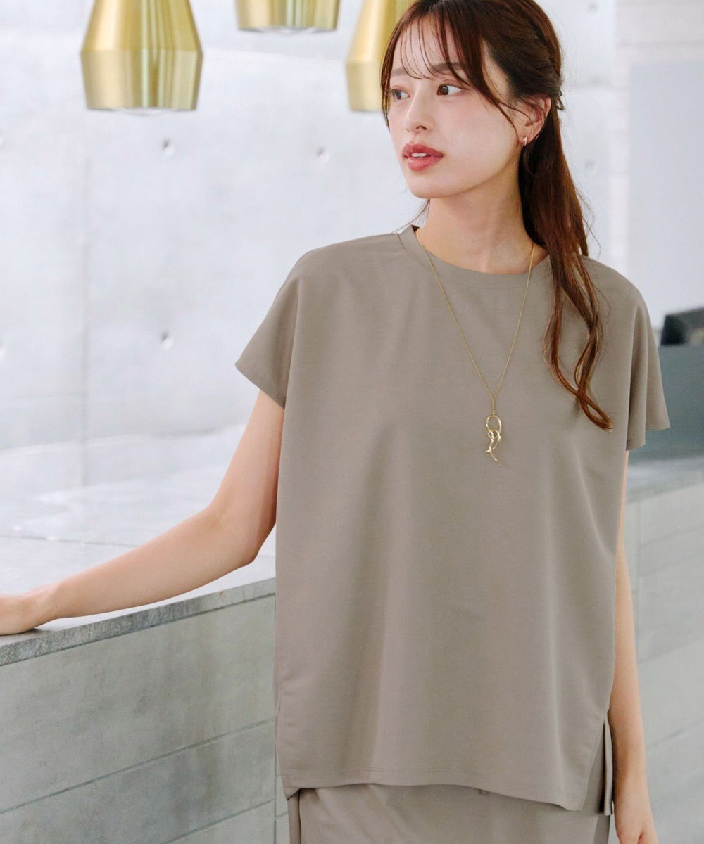 Tiaclasse 【洗える】フレンチスリーブカノコトップス 