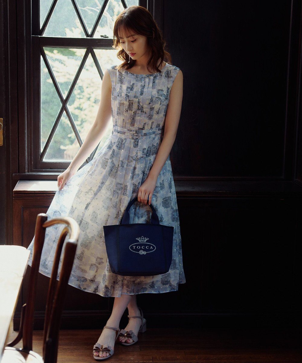 TOCCA BOW BRIDGE CANVAS TOTE トートバッグ【星風まどかさん着用】 