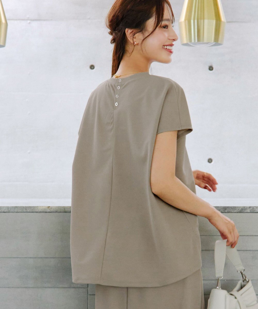 Tiaclasse 【洗える】フレンチスリーブカノコトップス 