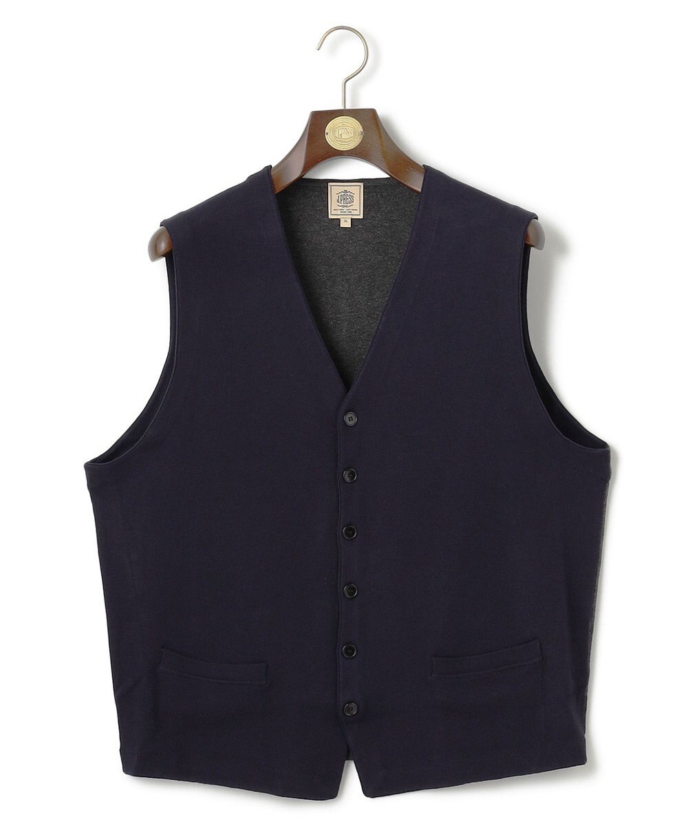 J.PRESS MEN 【KING SIZE】【ストレッチ性 / イージーケア】【FLEX YARN】ハイゲージニットベスト 