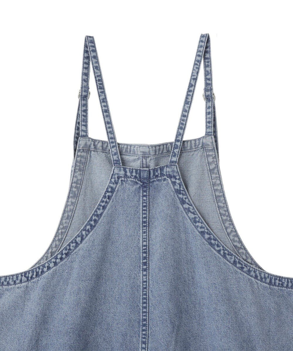 YECCA VECCA 綿麻デニムサロペット 