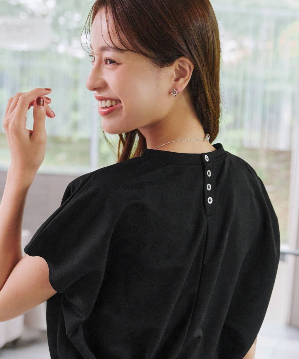 Tiaclasse 【洗える】フレンチスリーブカノコトップス 