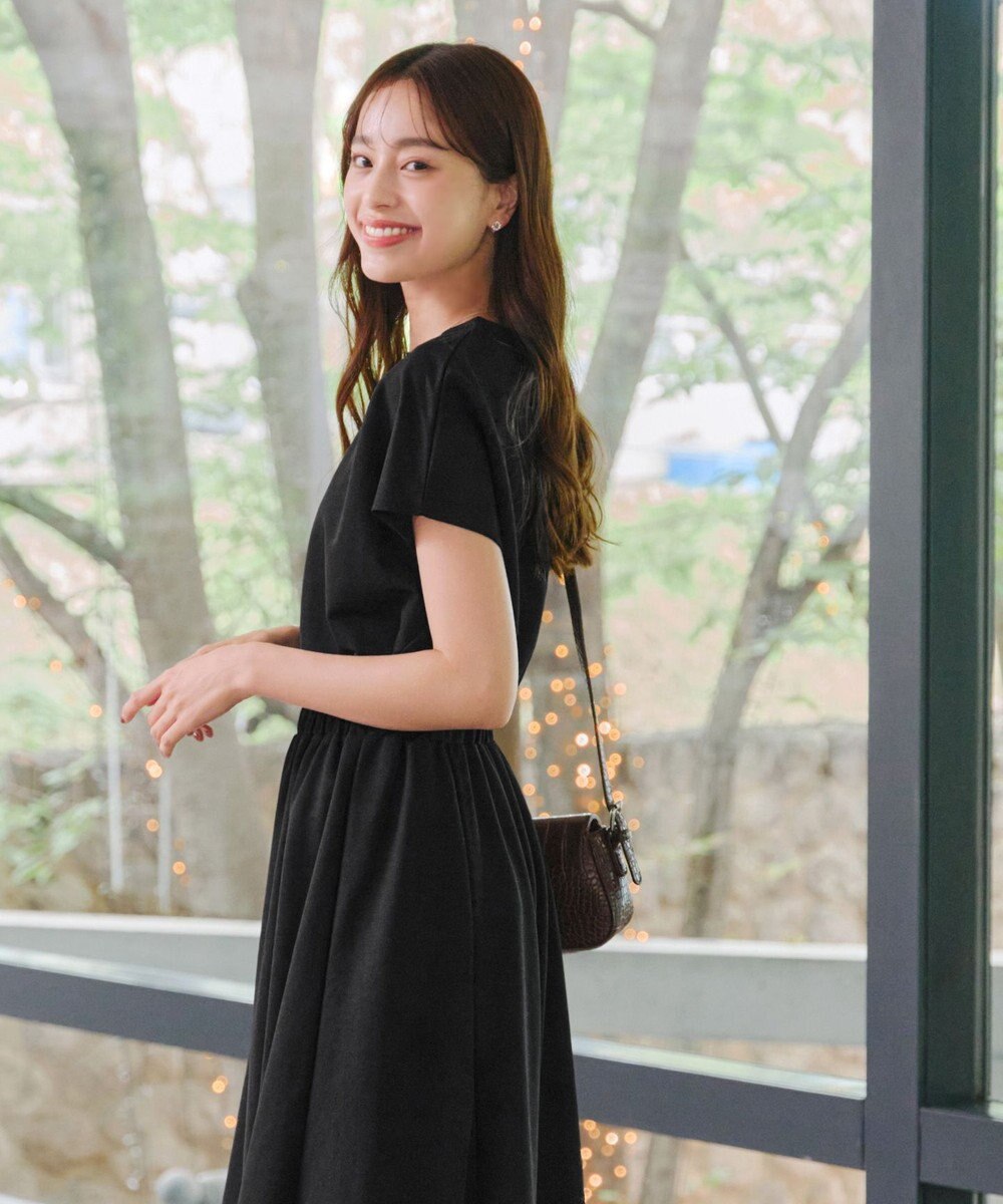 Tiaclasse 【洗える】フレンチスリーブカノコトップス 