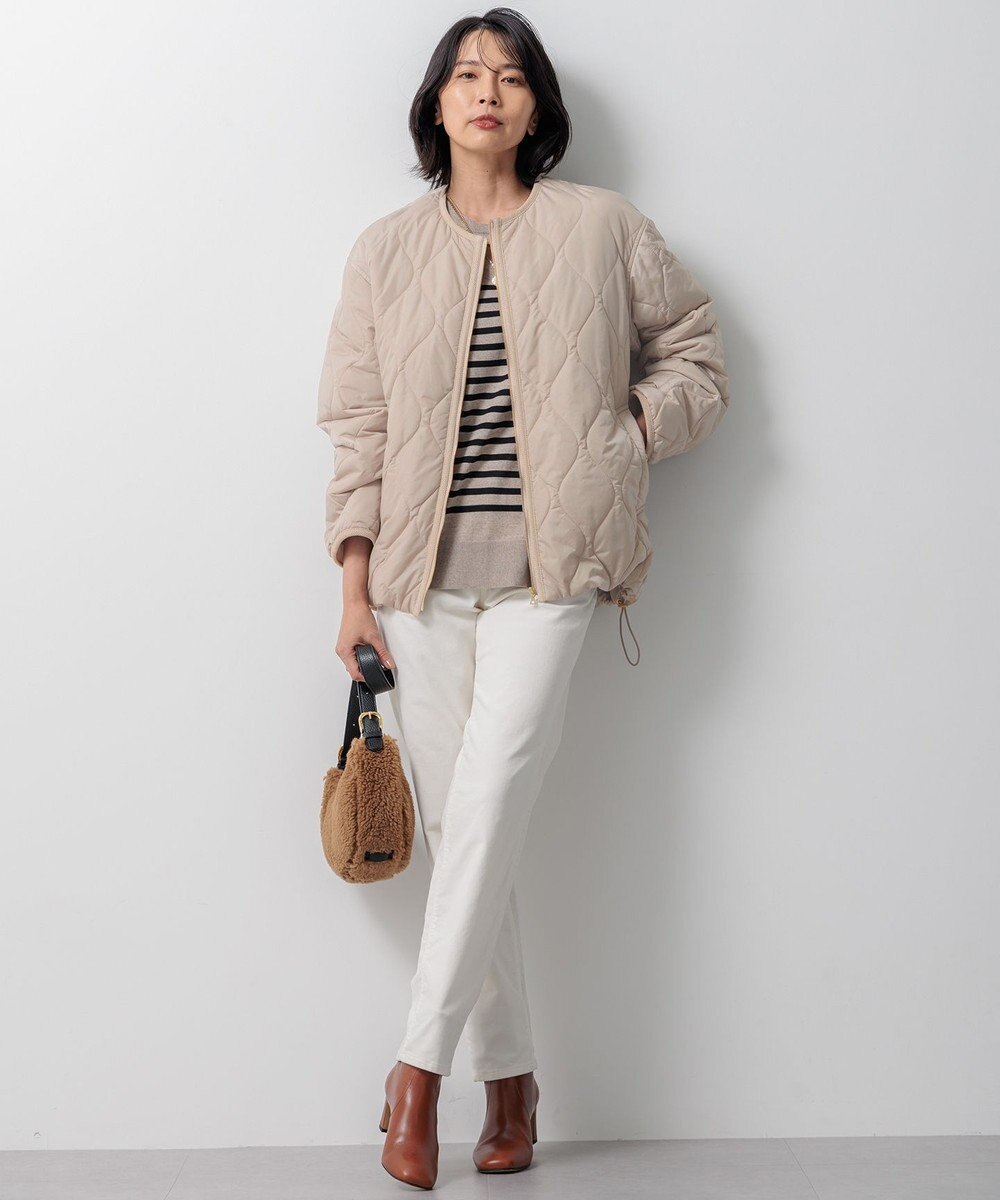 23区 【洗える/撥水加工】中綿 パディング アウター 