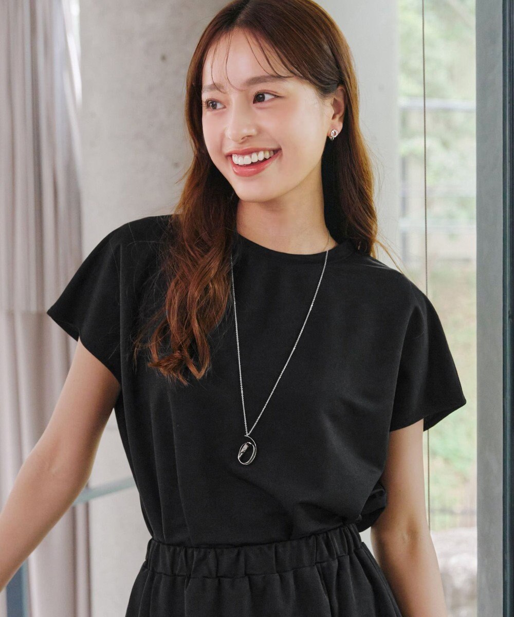 Tiaclasse 【洗える】フレンチスリーブカノコトップス 