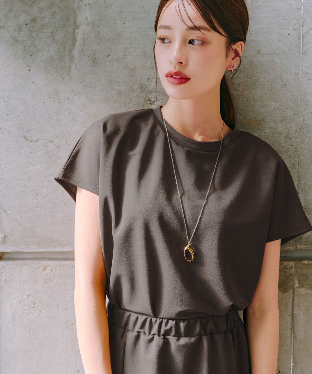 Tiaclasse 【洗える】フレンチスリーブカノコトップス 