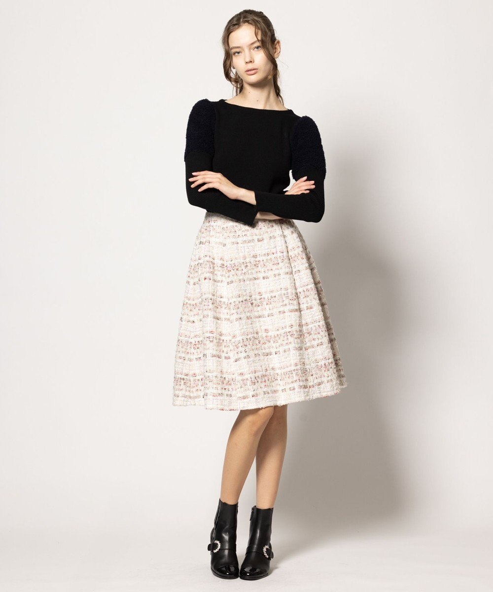 TOCCA 【洗える】SEQUINS TWEED スカート 