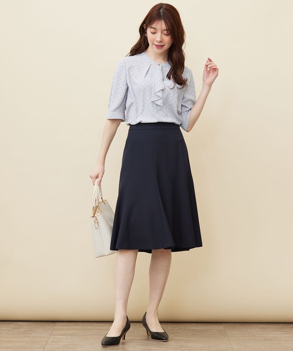 ANY SIS S 【洗える】ラッフルボウ ブラウス 