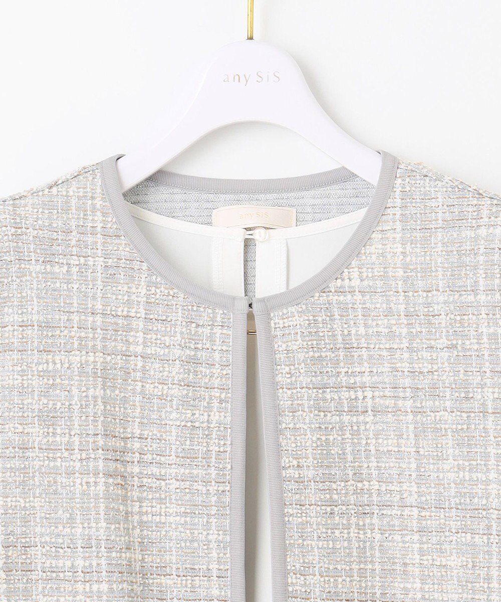 ANY SIS 【2SET】ウォッシャブルジャケット × ブラウス セット 