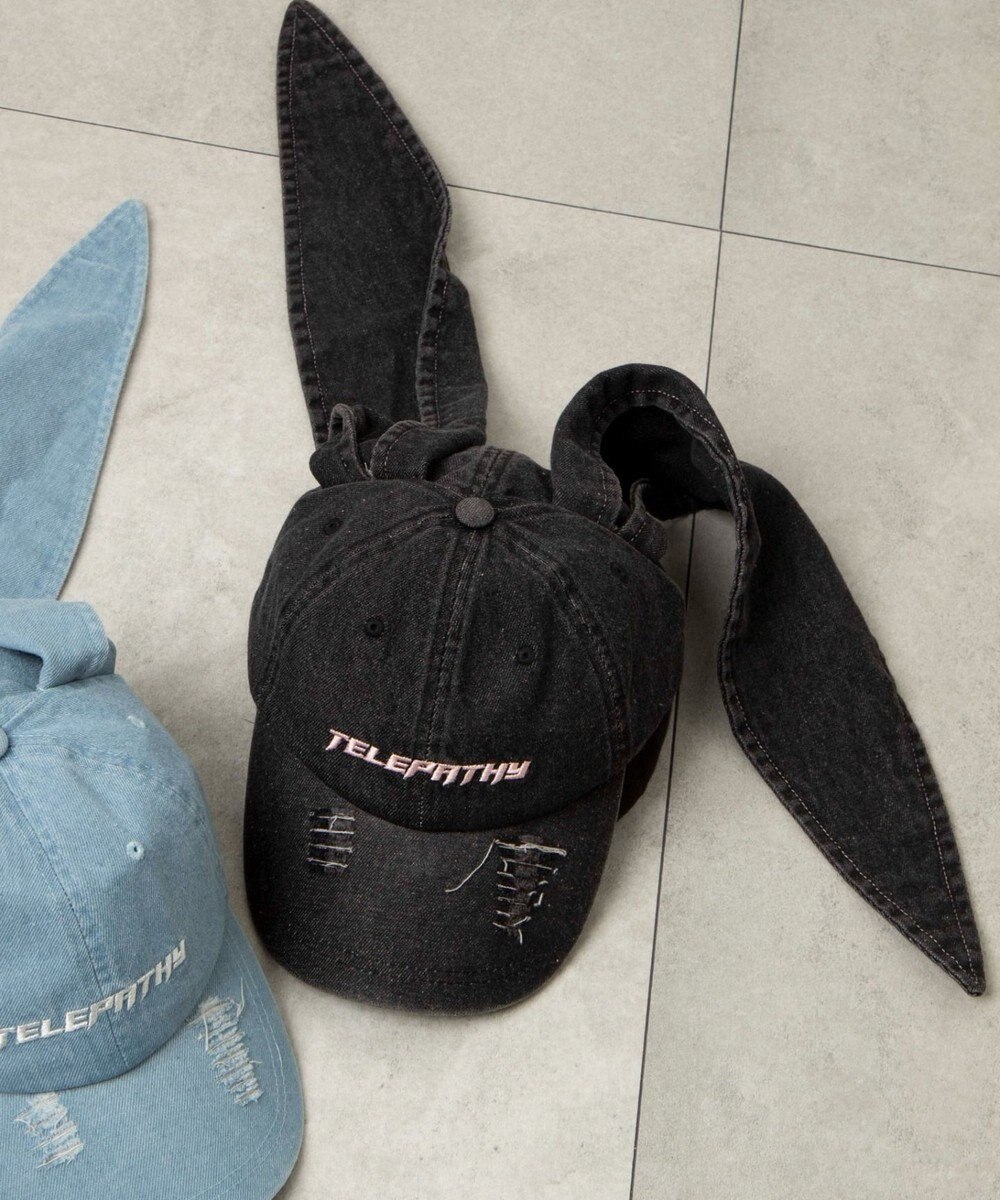 WEGO うさ耳デニムキャップ 