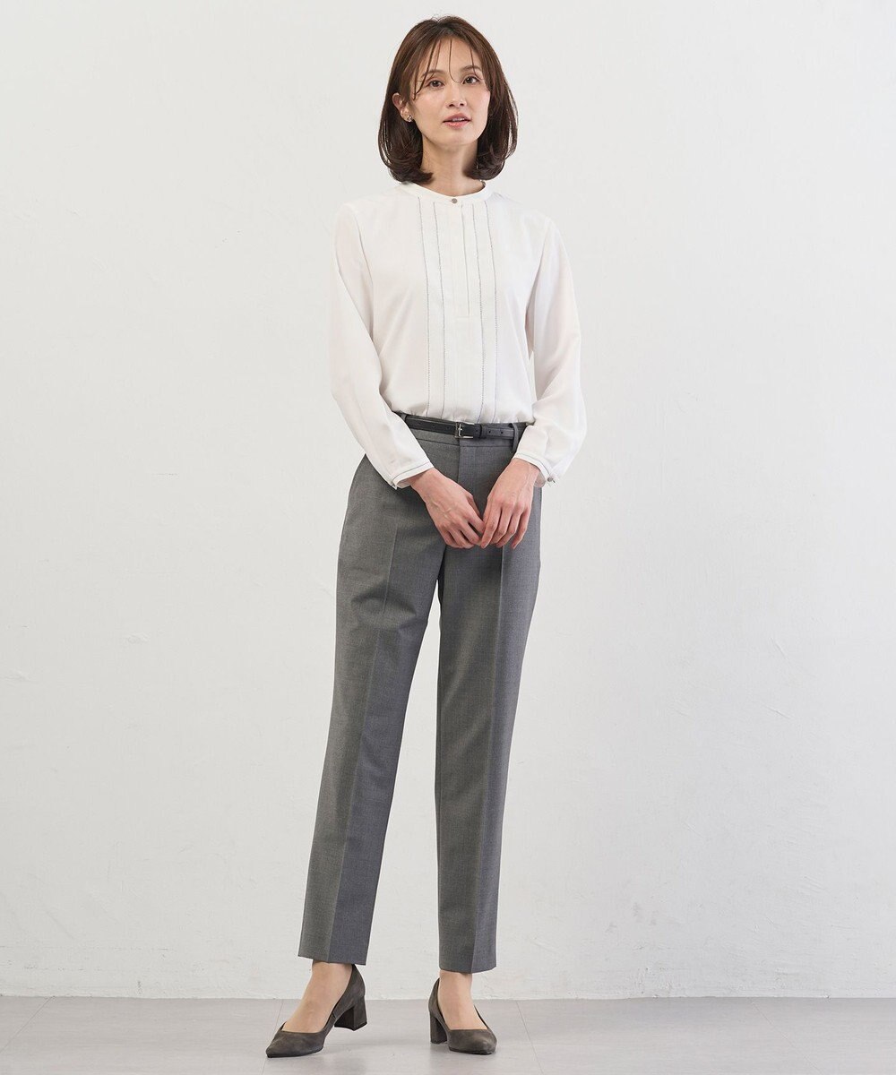 J.PRESS LADIES 【セットアップ対応】BAHARIYE SOLID テーパードパンツ 