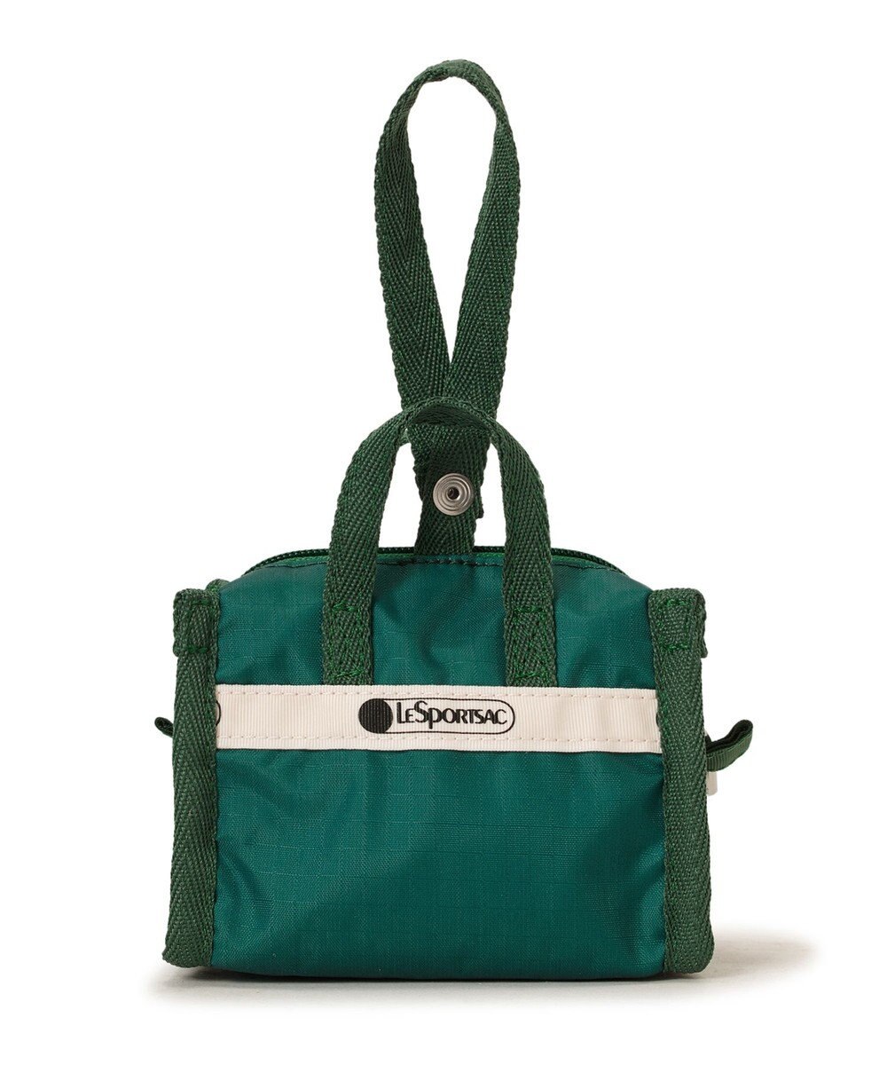 LeSportsac MICRO WEEKENDER CHARM/LSSタイポグラフィチャームグリーン 