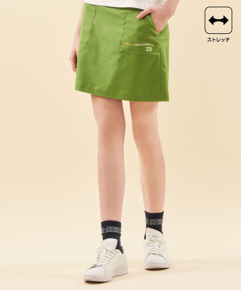 23区GOLF 【WOMEN】【ストレッチ】アポロックスカート 