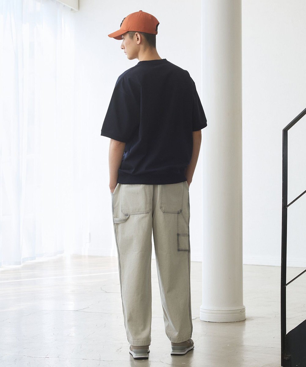 J.PRESS YORK STREET 【UNISEX】ブルドックプリントリブ Tシャツ 