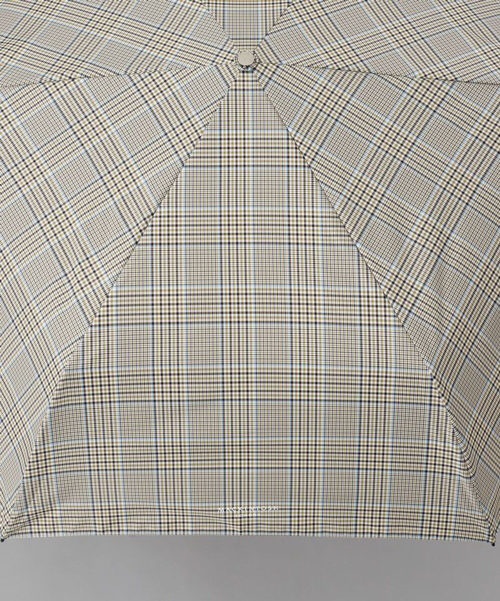 AURORA 【MACKINTOSH LONDON（マッキントッシュ ロンドン）】先染めチェック雨傘（折りたたみ傘） 