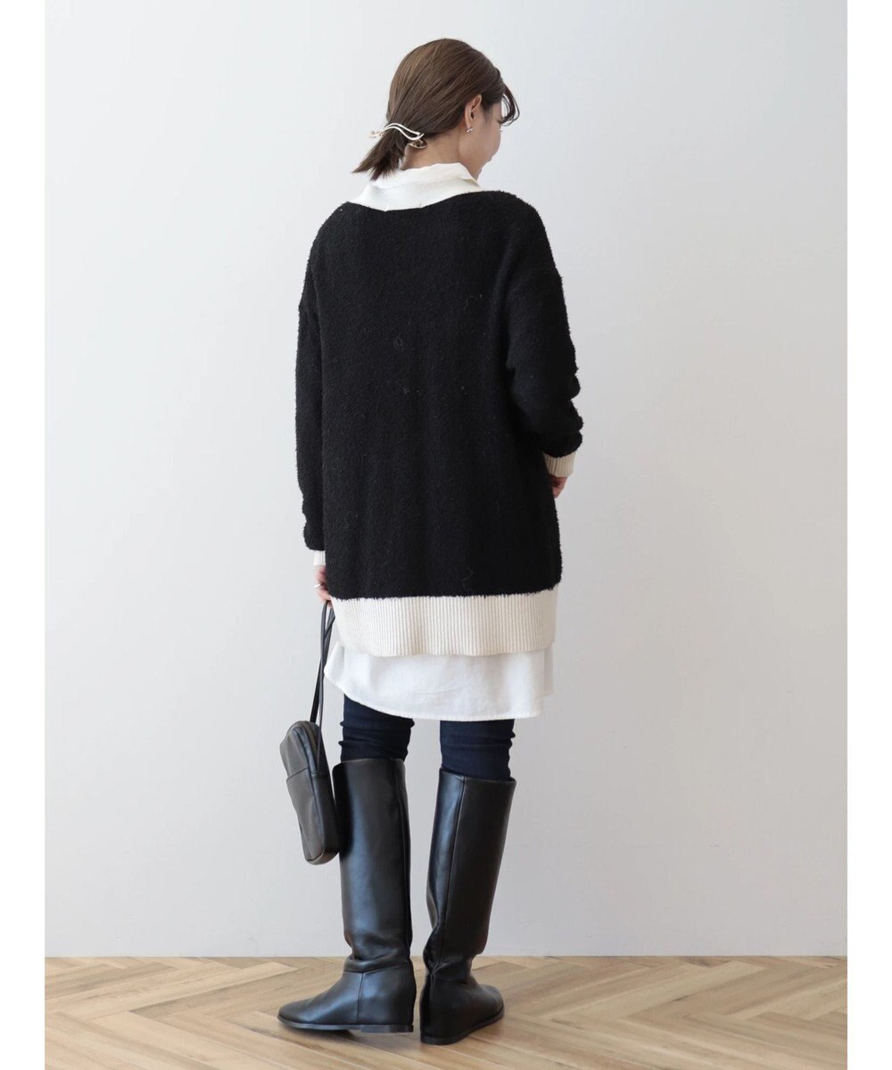 AMERICAN HOLIC モノトーンＶネックニットカーディガン 