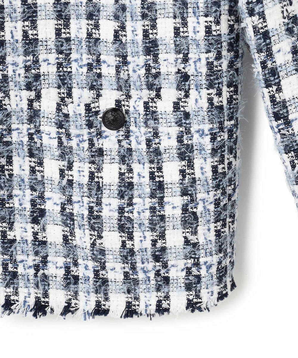 BEIGE， BERYL / ファンシーツイードノーカラージャケット 