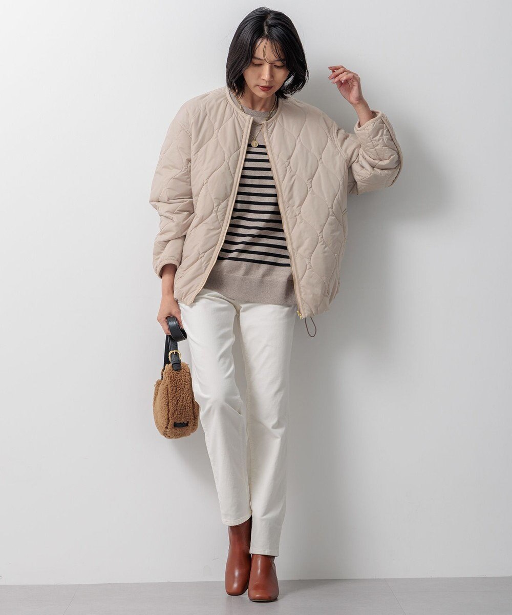 23区 【洗える/撥水加工】中綿 パディング アウター 