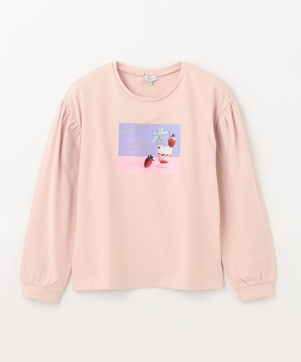 ANY KIDS フォトプリント 長袖 Ｔシャツ 