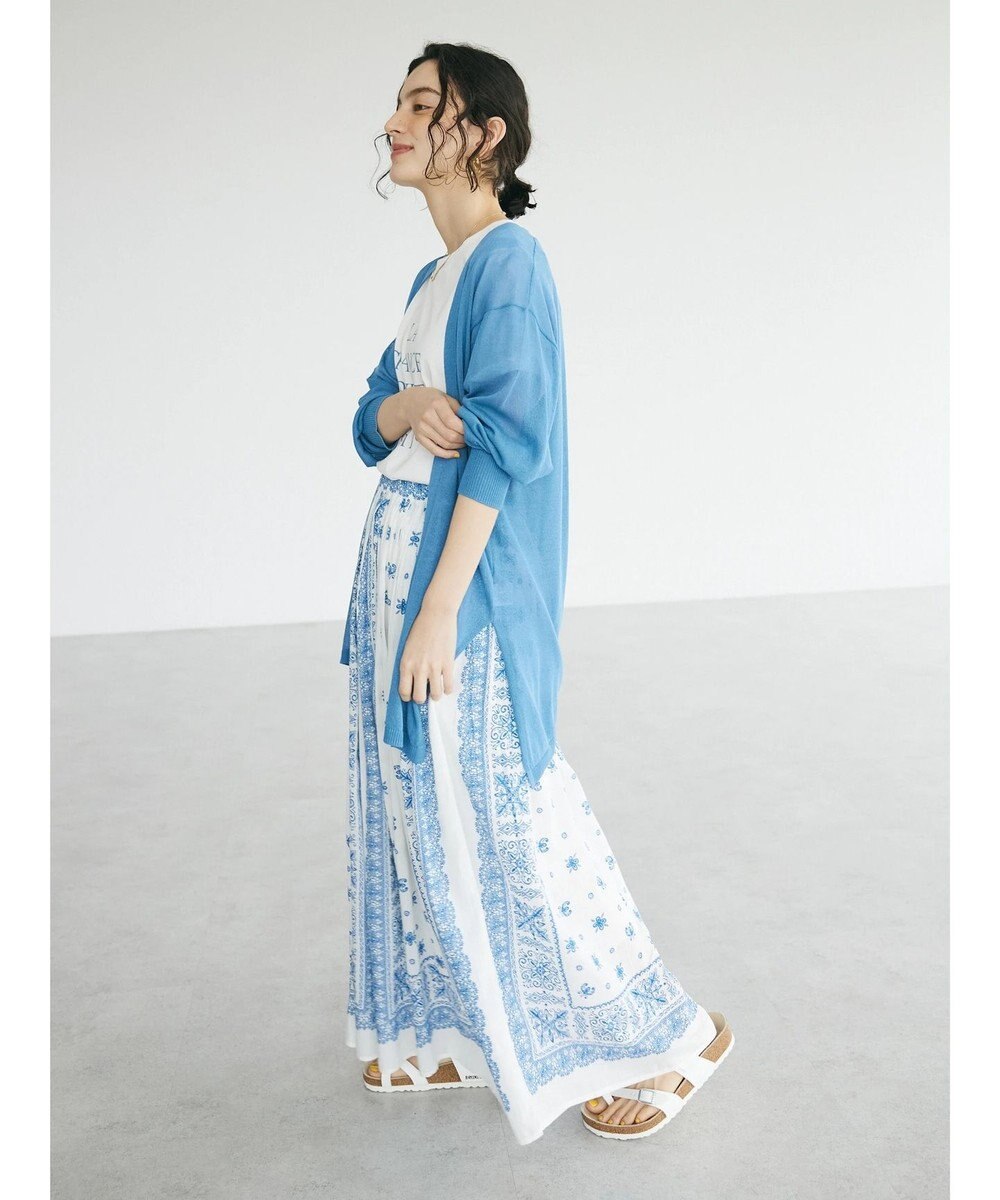 CRAFT STANDARD BOUTIQUE シアーニットトッパーカーディガン 