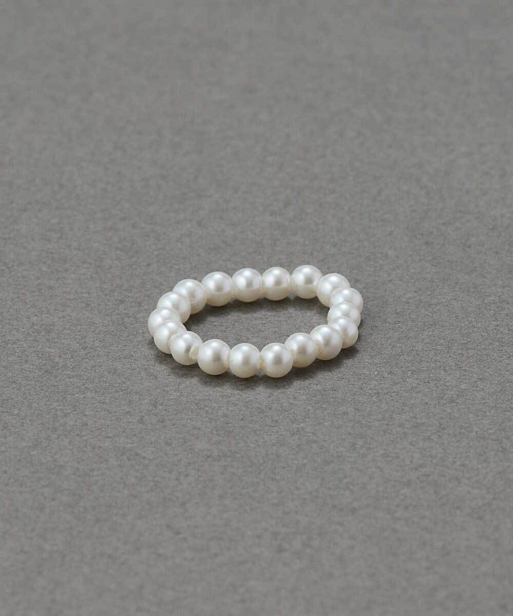 Phoebe 【伸びるリング】バブルフィットリング　パール3mm 